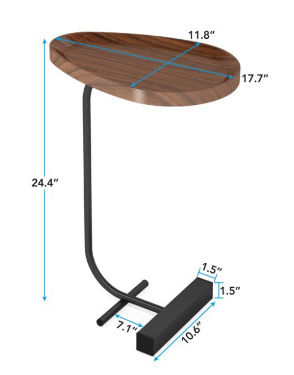 Side Table for Sofa & Bed