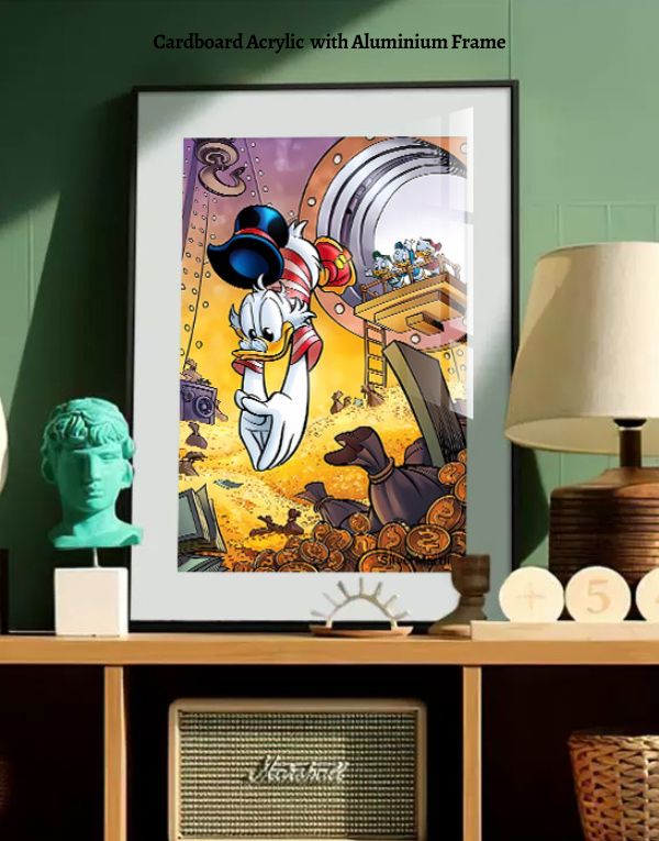 luxury Wall Art Decorative Paintings for Living Room Made of Canvas, Cardboard, and Crystal Porcelain (Size: 40x60 CM) - Image 4
