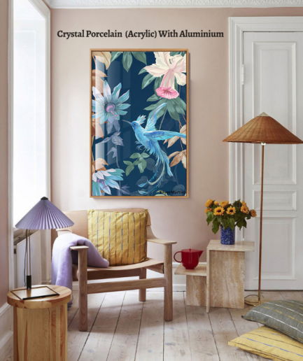 Beautiful Decorative Paintings on Canvas, Cardboard, and Crystal Porcelain for Your Living Room (Size: 40x60 CM)