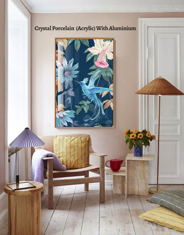 Beautiful Decorative Paintings on Canvas, Cardboard, and Crystal Porcelain for Your Living Room (Size: 40×60 CM)