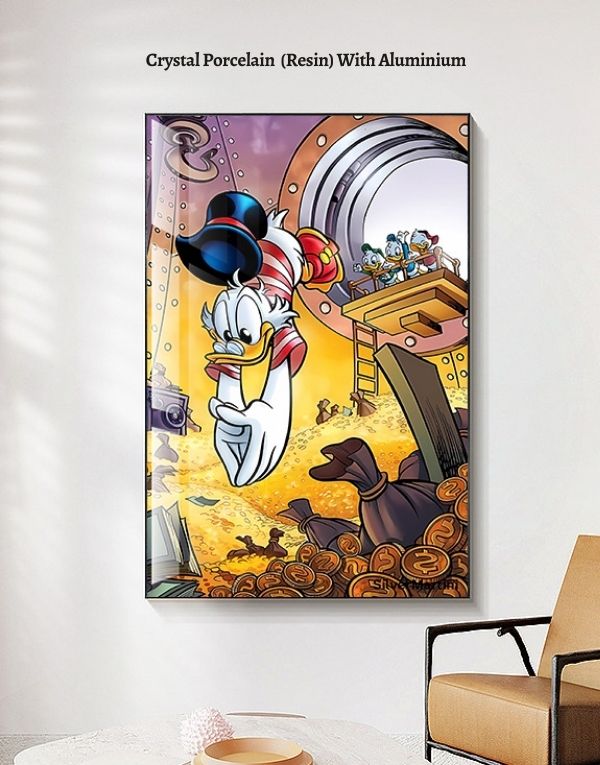 luxury Wall Art Decorative Paintings for Living Room Made of Canvas, Cardboard, and Crystal Porcelain (Size: 40x60 CM) - Image 3