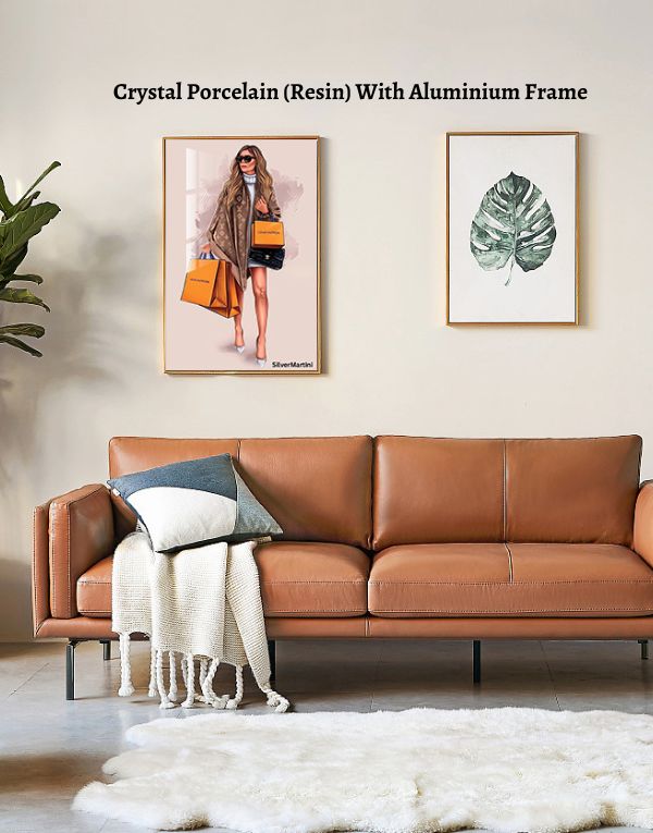 Luxury Decorative Cardboard Porcelain Painting for Your Living Room (Size: 40x60 CM) - Image 5