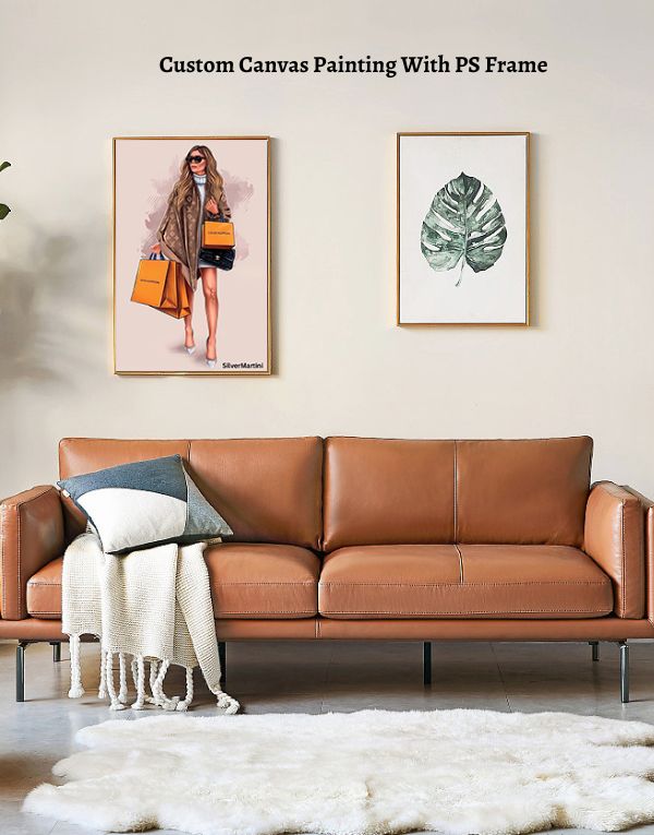 Luxury Decorative Cardboard Porcelain Painting for Your Living Room (Size: 40x60 CM) - Image 3