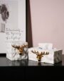 Modern Luxury Multifunctional Tissue Boxes, Living Bedroom Office Decorative Ornaments Gift