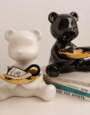 Lovely Bright Bear Storage Tray Porcelain For Home Decoration