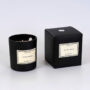200g Matte Black Scented candle in black box