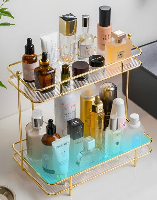 luxurious 2-Tier Bathroom Organizer