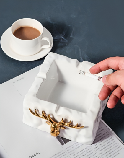 Square Windproof Outdoor Ashtray