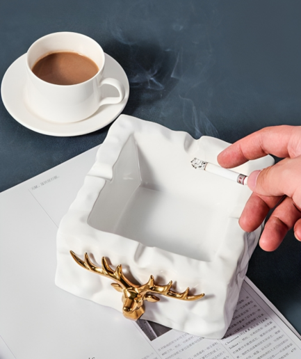 Square Windproof Outdoor Ashtray