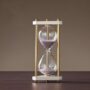 Triangular White Hourglass 15 minute