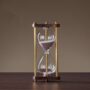 Gold & Brown Triangular Sand Hourglass 30 Minute